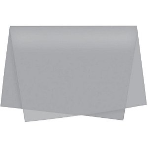 Papel Folha de Seda Prata 48X60CM 20G PCT com 100