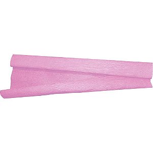 Papel Crepom 48CM X 2,00M Rosa Claro - Pacote com 10 Unidades