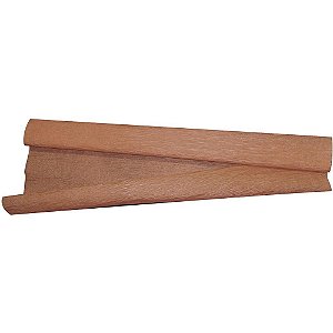 Papel Crepom 48CM X 2M Marrom Pacote com 10