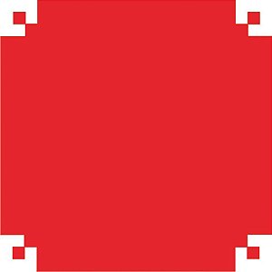 Papel Celofane 80X80CM Liso Vermelho Pacote com 50