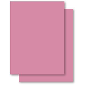Papel Cartolina Rosa Escolar 50X66CM - 140G, Pacote com 100 Folhas