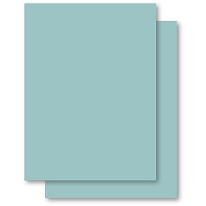 Papel Cartolina Azul Escolar 50X66CM 140G Pacote com 100 Folhas