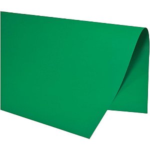 Papel Cartolina Dupla Face Color SET 48X66CM Verde Escuro - Pacote com 20