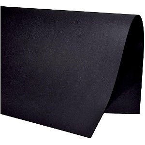 Papel Cartolina Dupla Face Color SET 48X66CM Preto PCT com 20