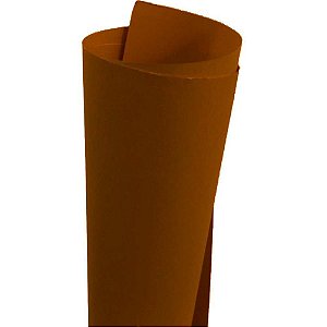 Papel Cartolina Dupla Face Color SET 47,5X66CM Marrom - Pacote com 20 Folhas