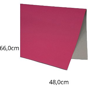 Papel Cartão Fosco 48X66CM 200G PINK - Pacote com 20 Unidades