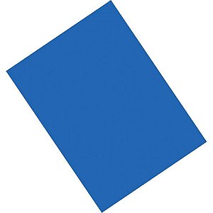 Papel Camurça 40X60CM Azul Royal - Pacote com 25