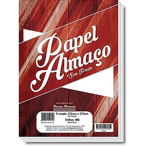 Papel Almaço sem Pauta 200X275MM 50G  PCT com 10