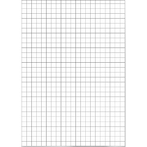 Papel Almaço Quadriculado 1X1CM PCT com 200