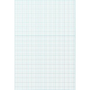 Papel Almaço Quadriculado 0,5X0,5CM - Pacote com 200 Folhas