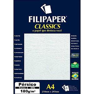 Papel A4 Pérsico Branco 180G Caixa com 50 Unidades