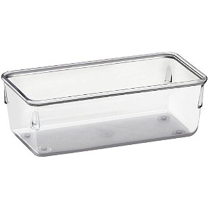 Organizador Potes Retangular Pequeno 16X8X5,5CM Caixa com 04