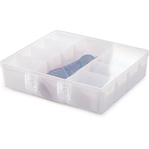 Organizador Caixa com 9 Divisórias Duo - Branco