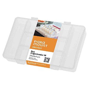 Organizador BOX M 23X14X4 Cristal