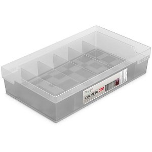 Organizador de Gaveta C80 Colméia Cristal 35X20X7,5C