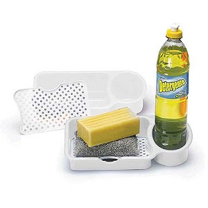Organizador de Cozinha Porta Detergente com Telinha BR