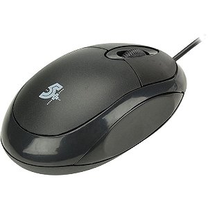 Mouse óptico USB 1000DPI Office Preto