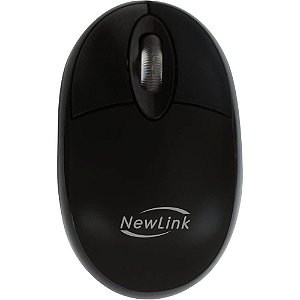 Mouse Mini óptico USB 1000DPI 3 Botões Preto