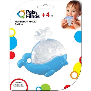 Mordedor Infantil Macio Baleia Sortido