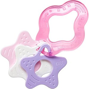 Mordedor Infantil Clean com Estrela Rosa