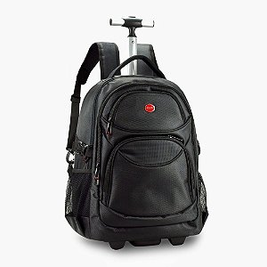 Mochila para Notebook Executive com Rodinhas 50CM Preta