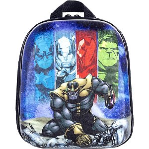 Mochila Infantil Marvel Pequena com Estampa 3D