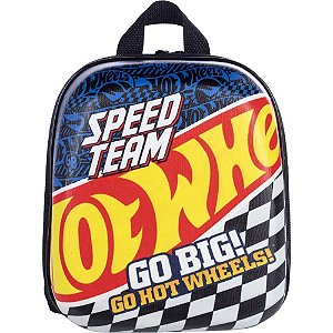 Mochila Infantil HOT Wheels Pequena Estampa 3D