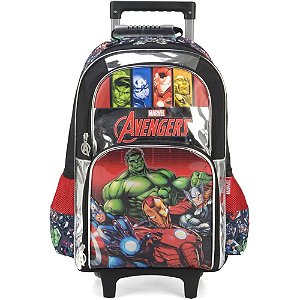Mochila Infantil com Rodinha THE Avengers GD PT