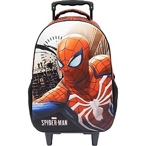 Mochila Infantil com Rodinha SPIDER-MAN SE