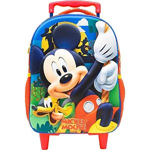 Mochila Infantil com Rodinha Mickey Y
