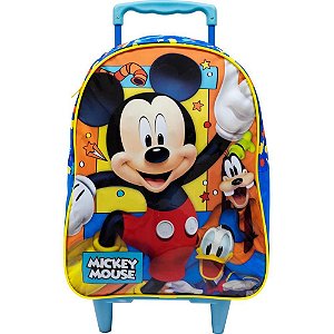 Mochila Infantil com Rodinha Mickey X