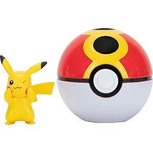 Miniatura Colecionável Pokémon CLIP ´N´ GO Pokebola Wave 7
