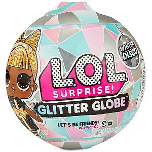 Miniatura Colecionável LOL Surprise Glitter Globe 8 Surpresas