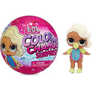 Miniatura Colecionável LOL Surprise Color Change DOLL