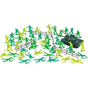 Miniatura Colecionável Forcas ARMADAS Soldadosem Tanque
