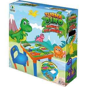 Mesinha e Cadeira Turma do Dino Mesa com Cadeira