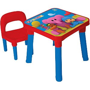 Mesinha e Cadeira Pocoyo Mesa com Cadeira