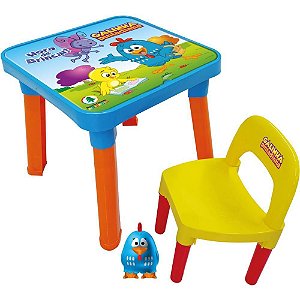 Mesinha e Cadeira Galinha Pintadinha Mesa+cadeir