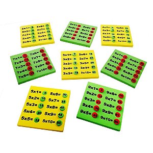 Material Didático EVA Tabuada 88 PCS