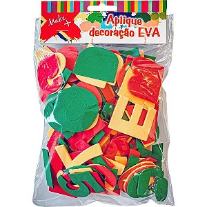 Material Didático EVA Alfabeto Móvel - Pacote com 148 Peças (vogais e Consoantes)