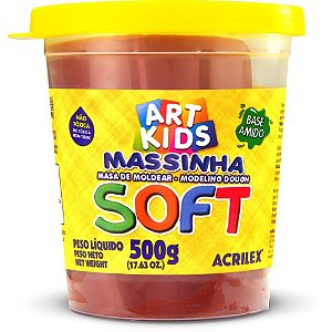 Massa para Modelar SOFT 500G Chocolate À Base de Amido