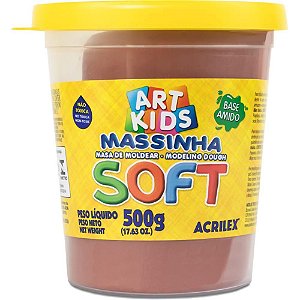 Massa para Modelar SOFT 500G Chocolate À Base de Amido