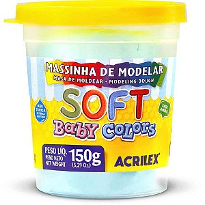 Massa para Modelar SOFT 150G Azul Bebê Acrilex