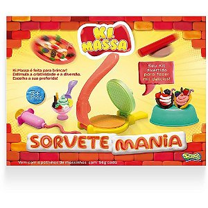 Massa para Modelar Criativa Kimassa Sorvete Mania