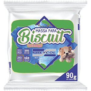 Massa de Porcelana Fria Biscuit 90G Verde Folha CX com 12