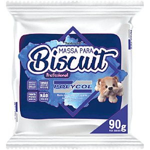 Massa de Porcelana Fria Biscuit 90G Azul Marinho - Caixa com 12