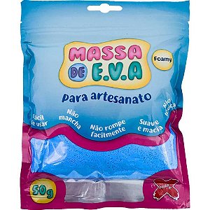 Massa de EVA Azul Claro 50G