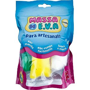 Massa de EVA 5 Cores Sortidas 50G para Artesanatos