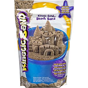 Massa Areia Marrom Kinetic SAND 1,36KG - COR Natural