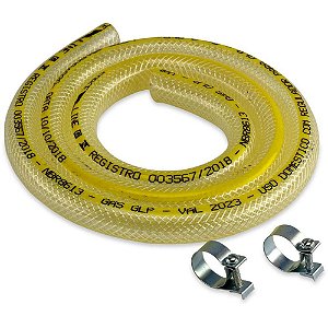 Mangueira GÁS GLP 0,80M com Abraçadeira